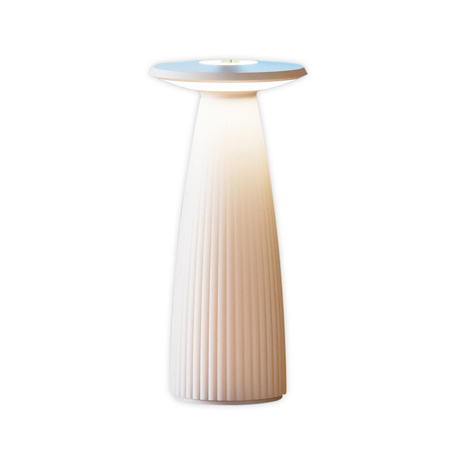 Nuflair Led Akku Tischlampe Leuchte Lampe Beige Ip54 Dimmbar 24 Cm B-Ware