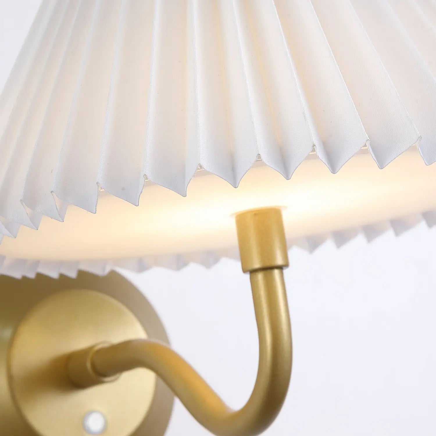 B-Ware Searchlight Wandlampe Wandleuchte Led Akku Lampe Danish Goldfarben Metall 2520 - 5053423298375
