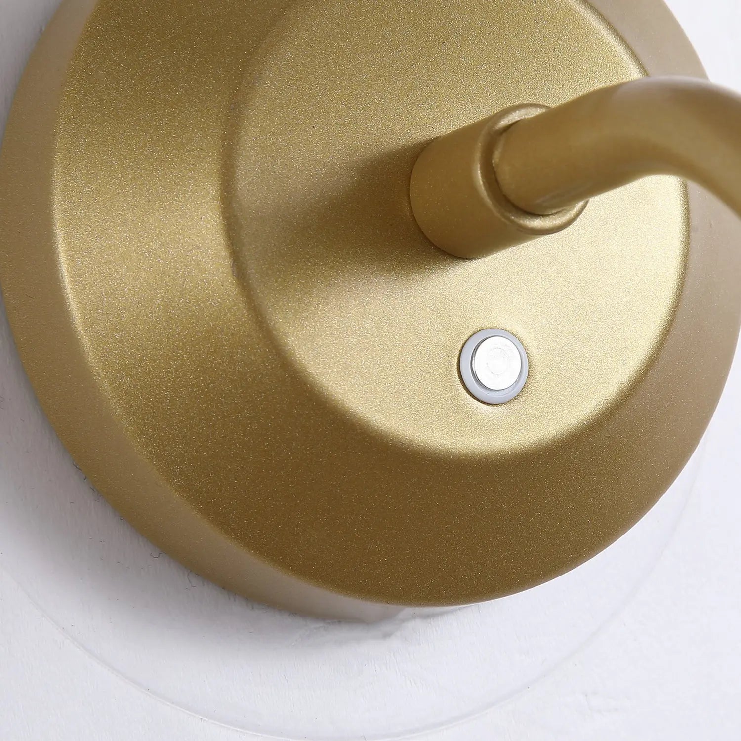 B-Ware Searchlight Wandlampe Wandleuchte Led Akku Lampe Danish Goldfarben Metall 2520 - 5053423298375