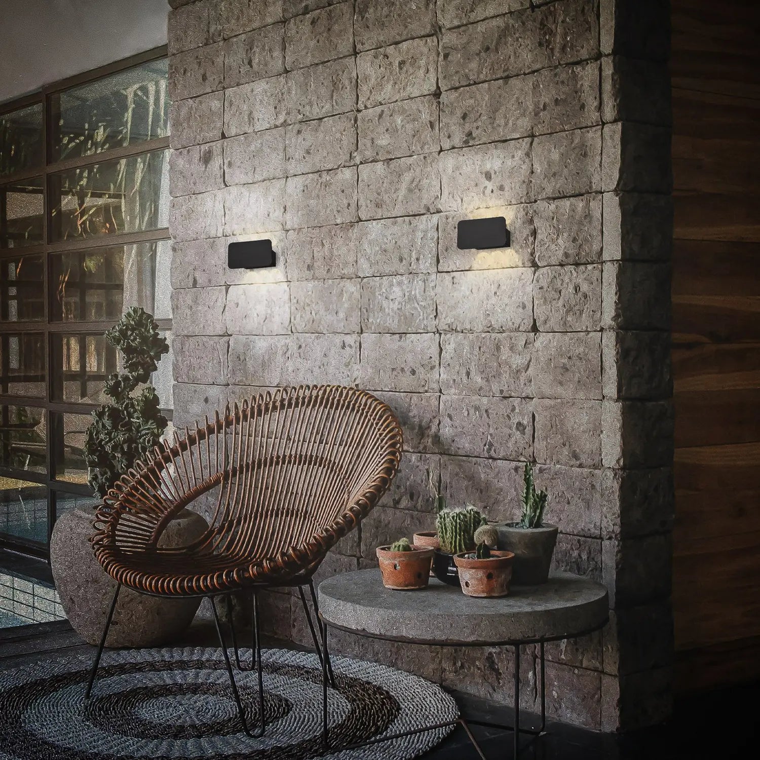 B-Ware Briloner Led Akku Wandleuchte Meluna Wandlampe Schwarz Touchdimmer Usb C 17x9 Cm - 4002707460763