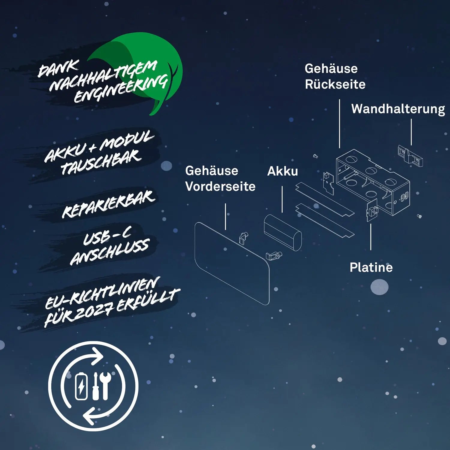 B-Ware Briloner Led Akku Wandleuchte Meluna Wandlampe Schwarz Touchdimmer Usb C 17x9 Cm - 4002707460763