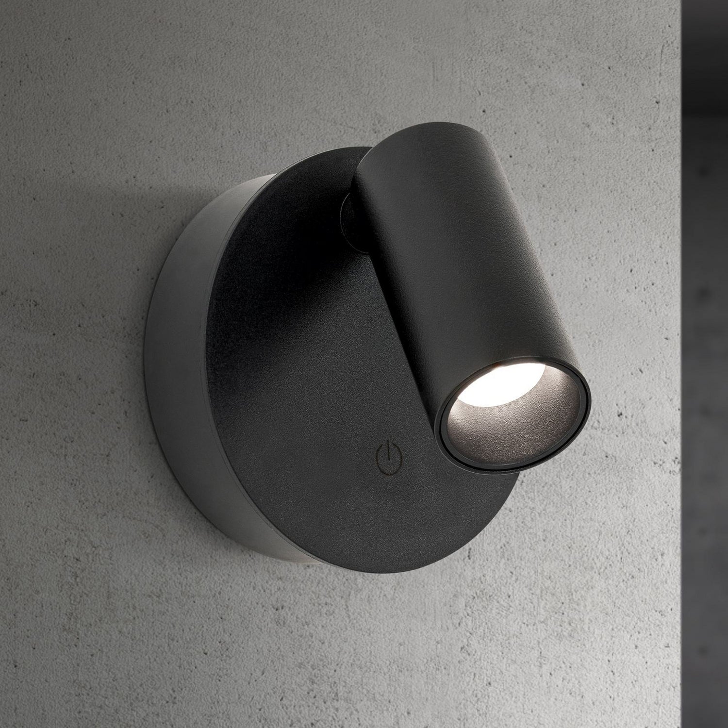B-Ware Wandstrahler Leuchte Luxy Led Akku Cct Dimmer Schwarz Aluminium - 9003090280674