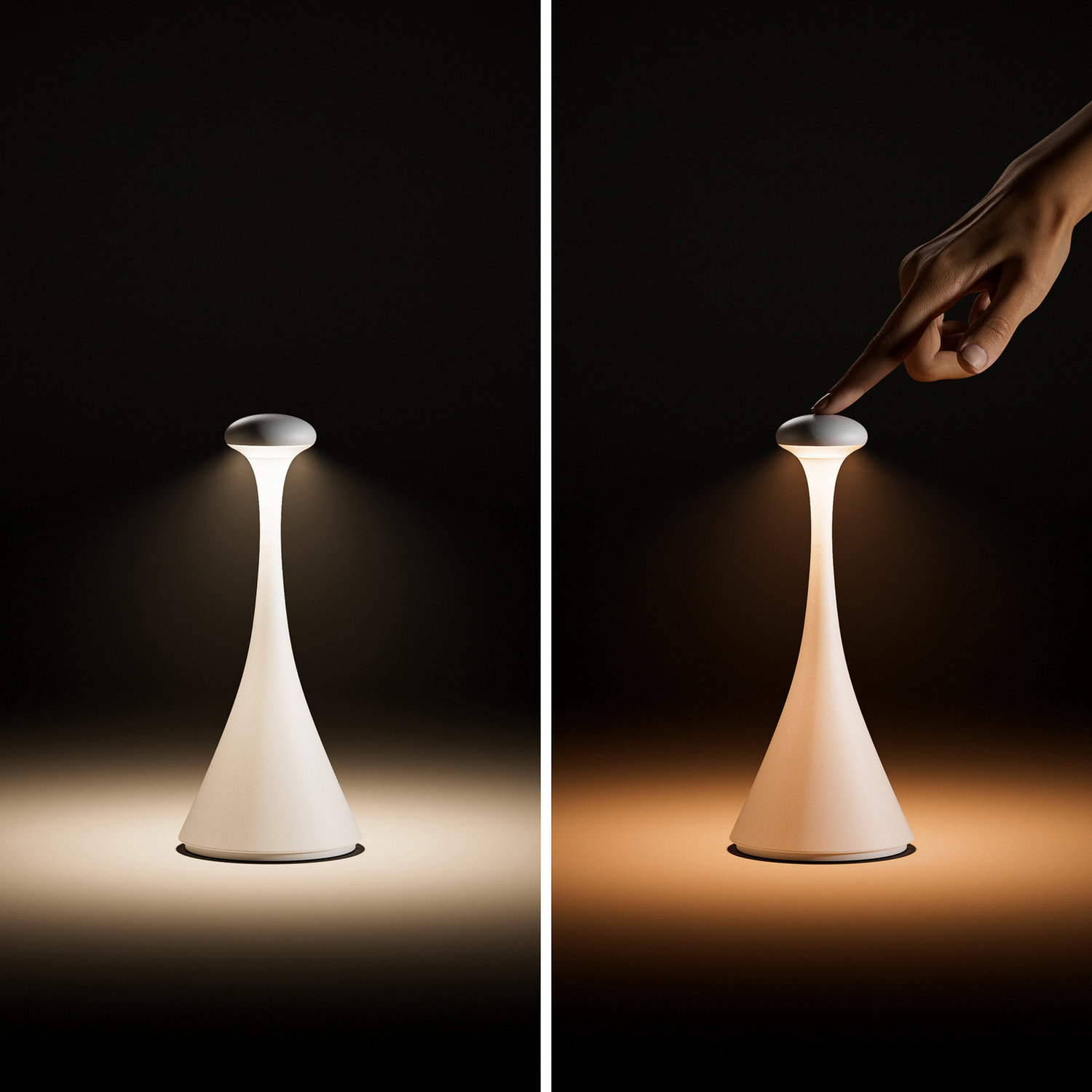 B-Ware Nudrop Led Akkutischleuchte Leuchte Mini Schneeweiß Ip54 Dimmbar - 4028085454132