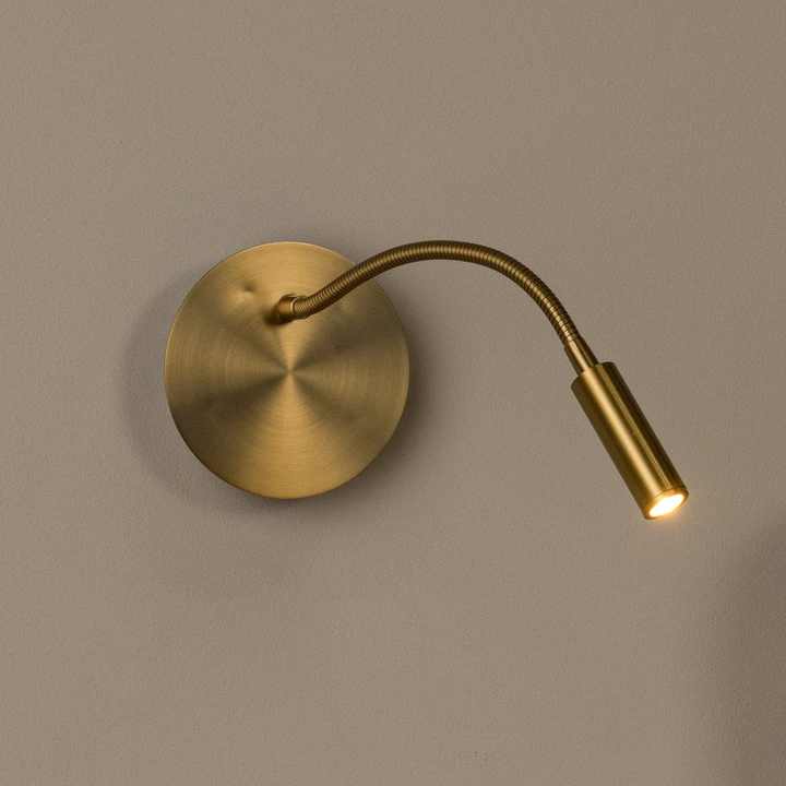Lucide Led Akkuwandspot Jolijn Gold Matt Flexarm ø 11 Cm Magnet Wandlampe Lampe B-Ware - 5411212771377