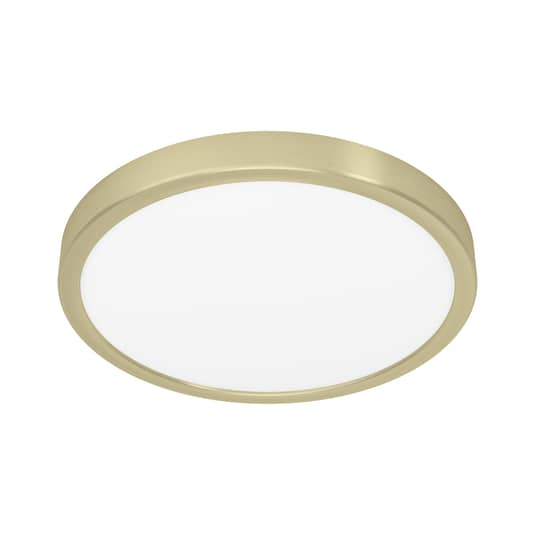 B-Ware Eglo Led Anbaupanel Fueva Deckenlampe Deckenlampe 5 Ip20 830 Messing ø28,5cm
