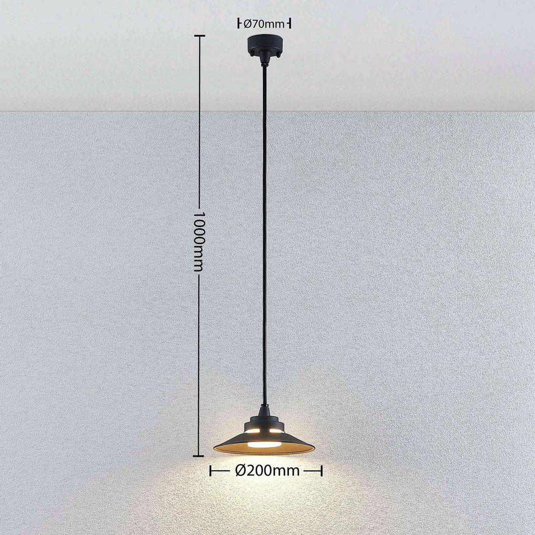 Lindby Led Außenhängeleuchte Cassia Außenleuchte Hängeleuchte Dunkelgrau Lampe B-Ware - 4251096562910