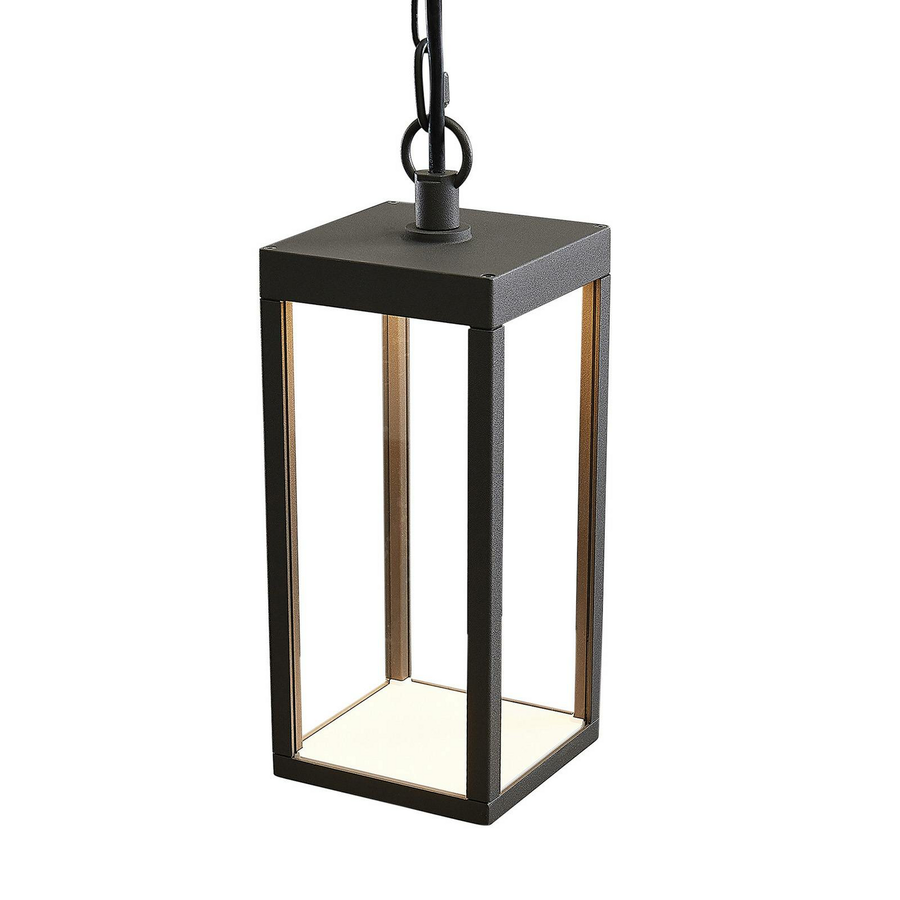 Lucande Led Außenhängeleuchte Cube Mit Glasschirm Gartenleuchte Hängeleuchte Led B-Ware - 4251096550436