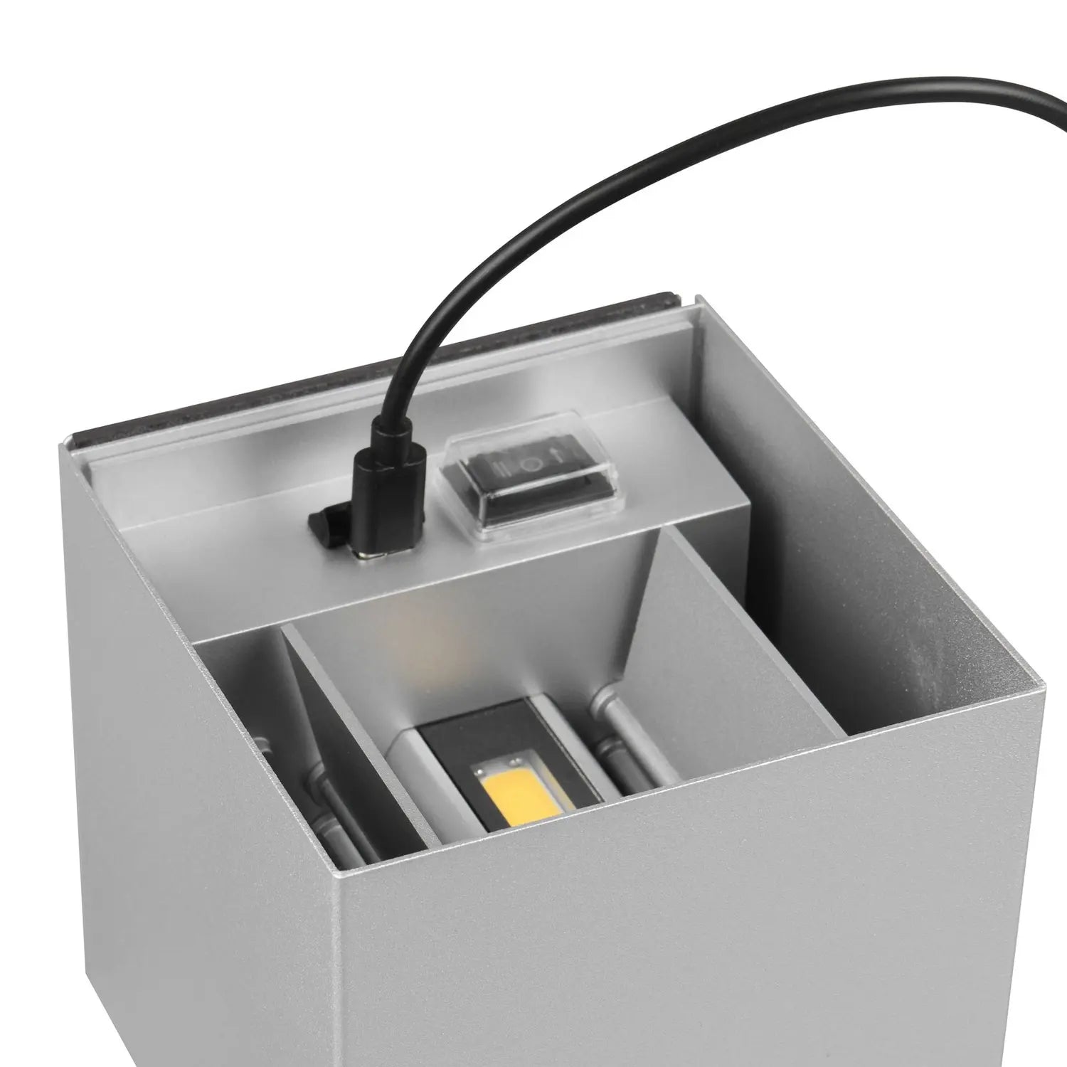 B-Ware Reality Leuchten  Led Außenwandlampe Talent Wandlampe Außenleuchte Titanfarben  - 4017807604344