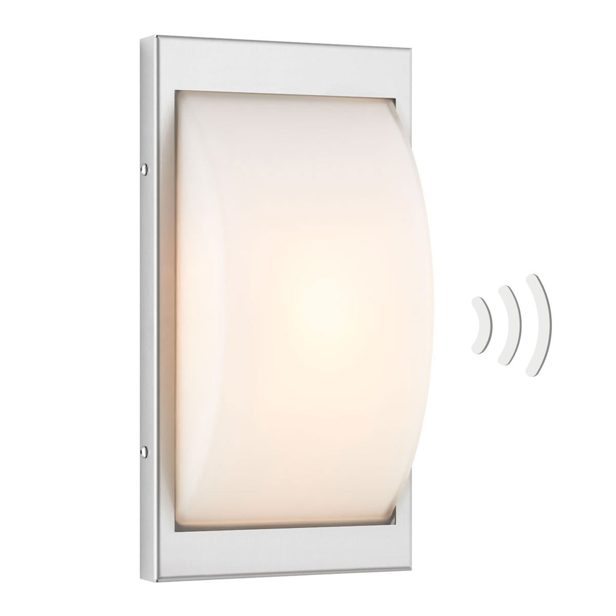 068LEDSEN Außenwandleuchte Wandlampe LED Edelstahl Sensor Bewegungsmelder - 8033239545075