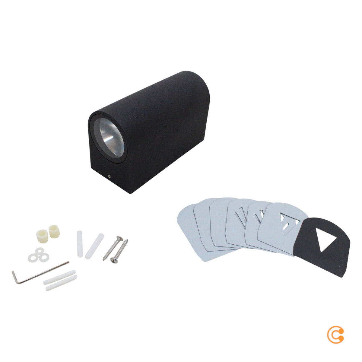 Nordlux Außenleuchte Wandleuchte LED Lampe schwarz Außenlampe Glas Aluminium - 5701581401389