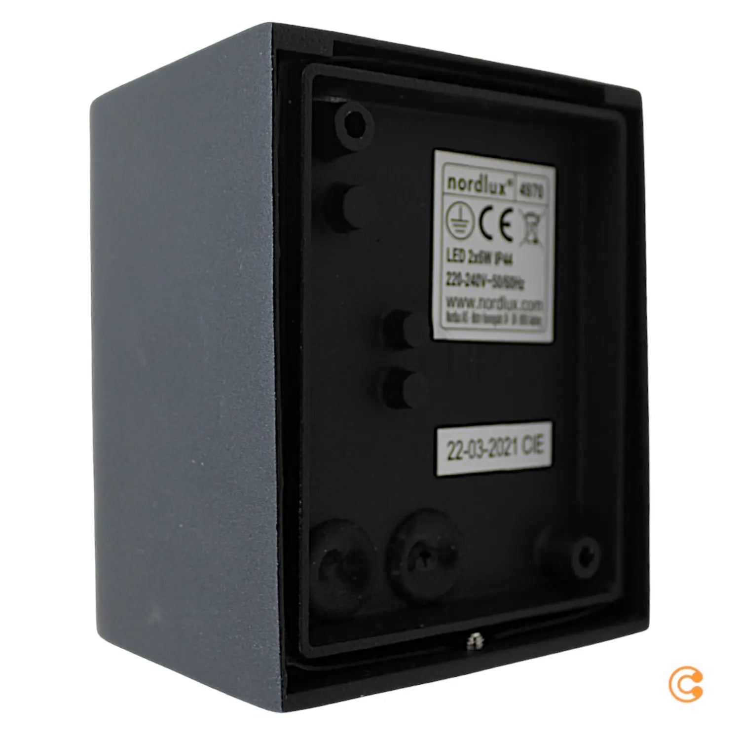 B-Ware Nordlux Canto 2 49701003 Led Außenwandleuchte 12 W Schwarz Wandlampe Leuchte - 5701581482487