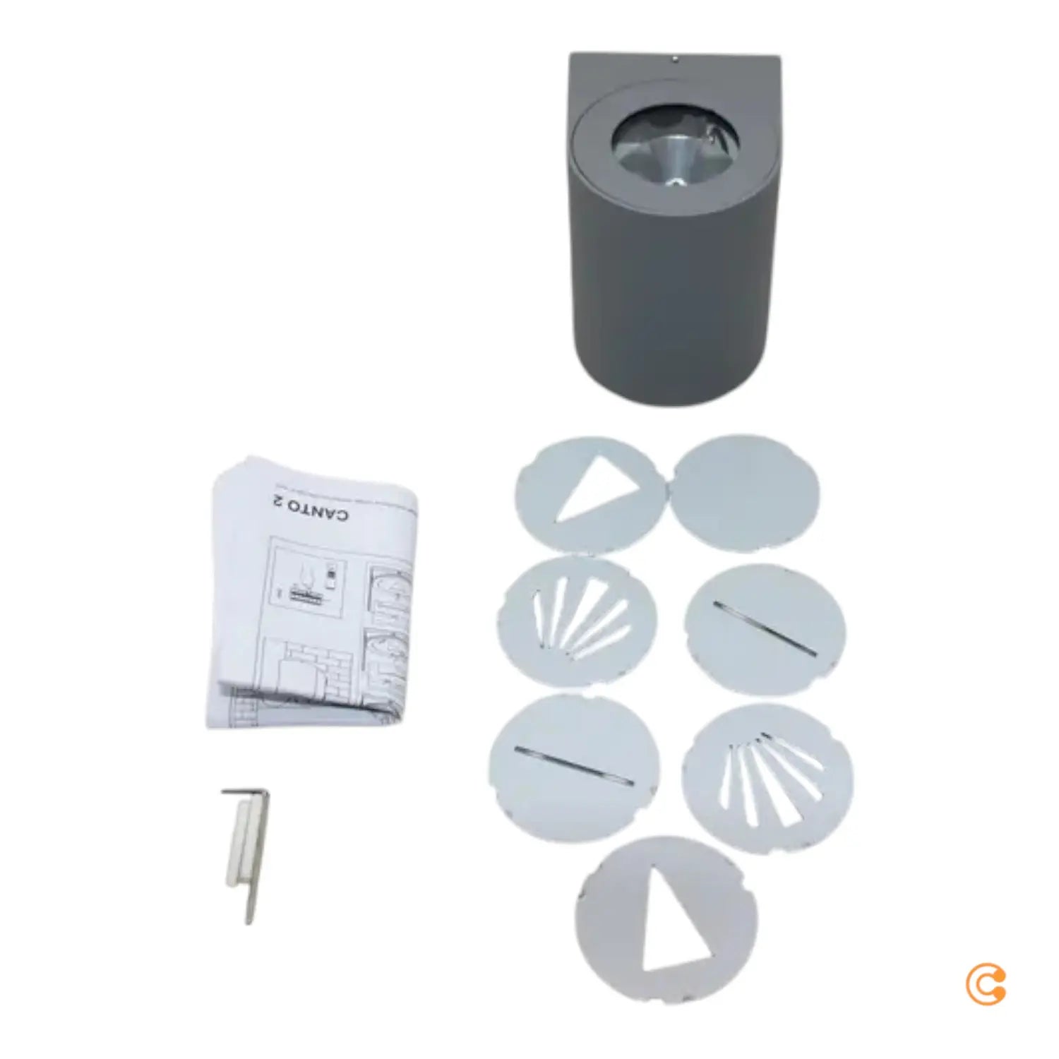 Nordlux Canto 2 Led Außenwandleuchte Außenleuchte Wandlampe Leuchte Lampe Grau   B-Ware - 5701581482586