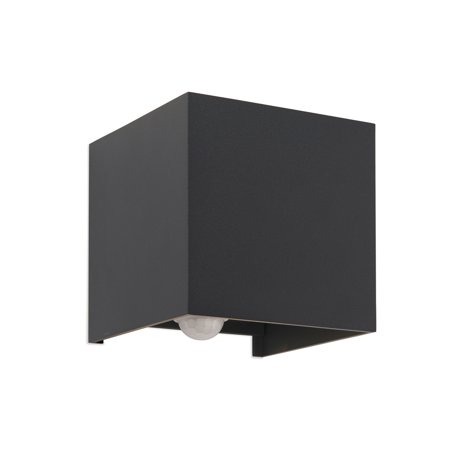 Applique murale extérieure Orion LED Cube S, anthracite, métal, avec capteur, produit d'occasion.