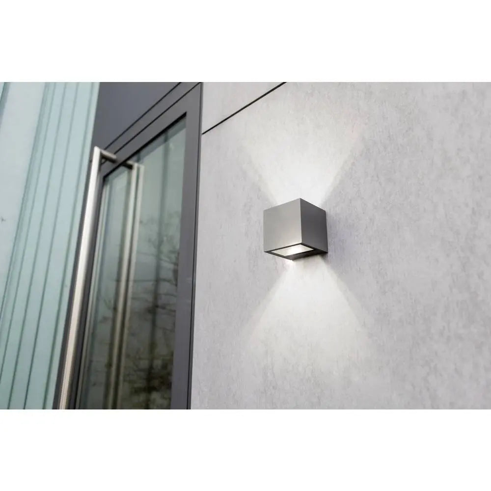 B-Ware Lutec Gemini Led Außenwandleuchte Wandlampe Außenlicht Anthrazit Neutralweiß - 6939412028620