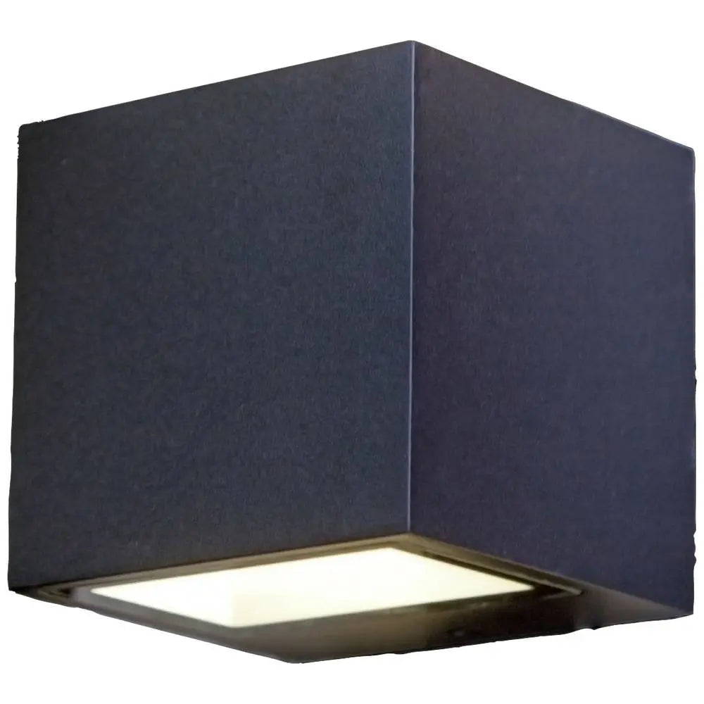 B-Ware Lutec Gemini Led Außenwandleuchte Wandlampe Außenlicht Anthrazit Neutralweiß - 6939412028620