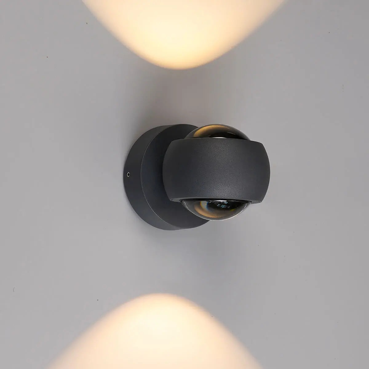 B-Ware Lcd Außenleuchte Wandleuchte Led Up Down Hauseingang Terrasse Direkt Indirekt - 4260277682743