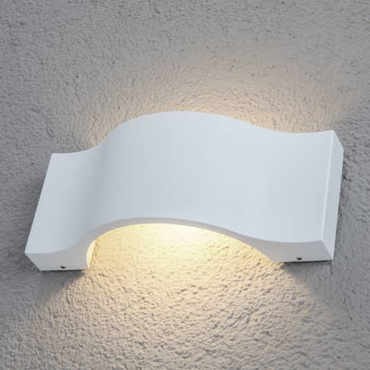 Lucande Led Außenwandleuchte Wandleuchte Wandlampe Lampe Leuchte Jace Weiß 7 W    B-Ware - 6291105704021
