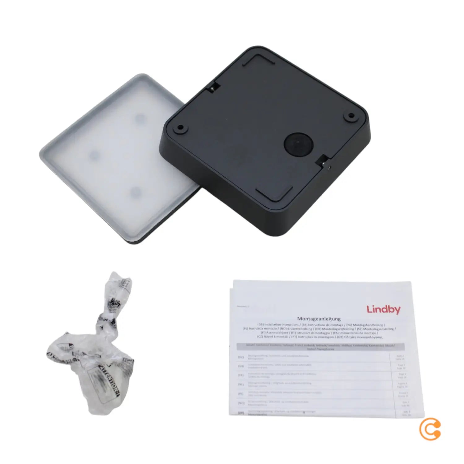 B-Ware Lindby Außenwandleuchte Wandlampe Kyani Led Anthrazit Dunkelgrau Warmweiß Ip54 - 4251096554526