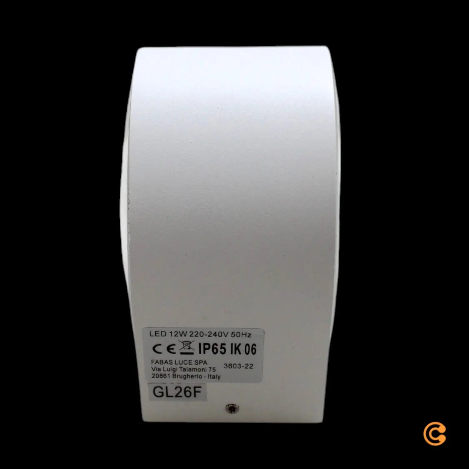 B-Ware Fabas Luce Außenwandleuchte Wandlampe Led Glas Aluminium Weiß Transparent - 8019282533979