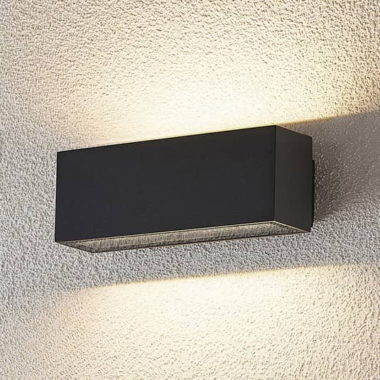 B-Ware Lucande Led Außenwandleuchte Oliver Wandleuchte Lampe Leuchte Led Dunkelgrau 18  - 4251096556186