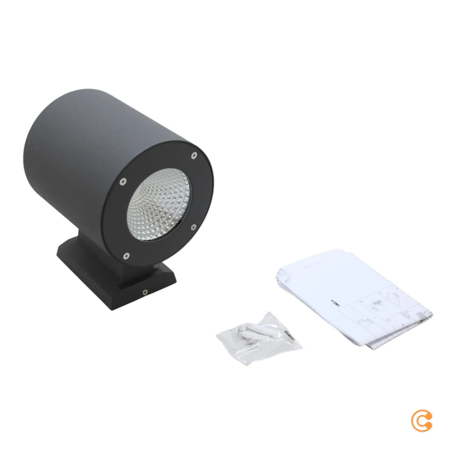 B-Ware Led Außenwandleuchte Tiago Led Wandlampe Außenleuchte Dunkelgrau Ip54 Warmweiß - 4251096541519