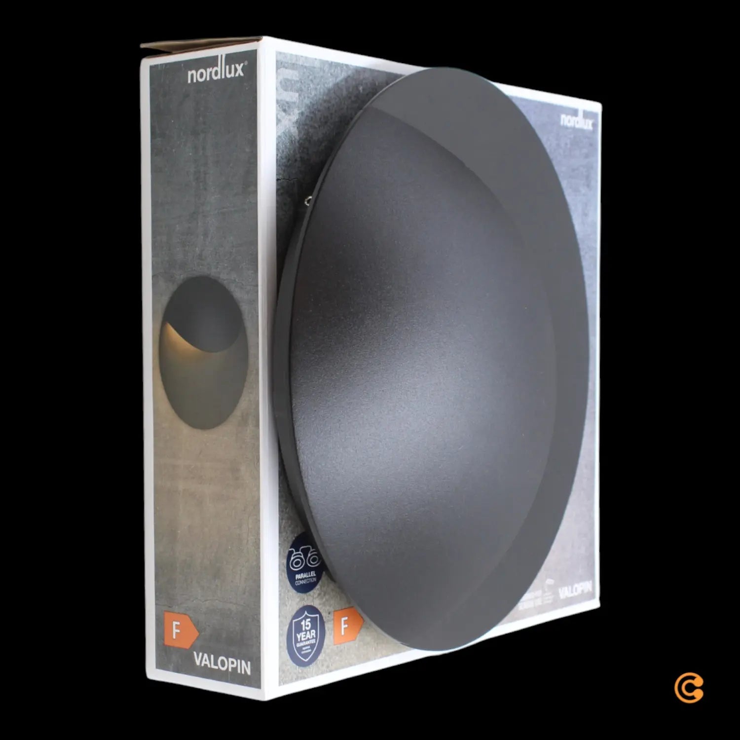 B-Ware Nordlux Led Außenwandleuchte Wandlampe Außenleuchte Schwarz Valopin Seaside Ip54 - 5704924017797