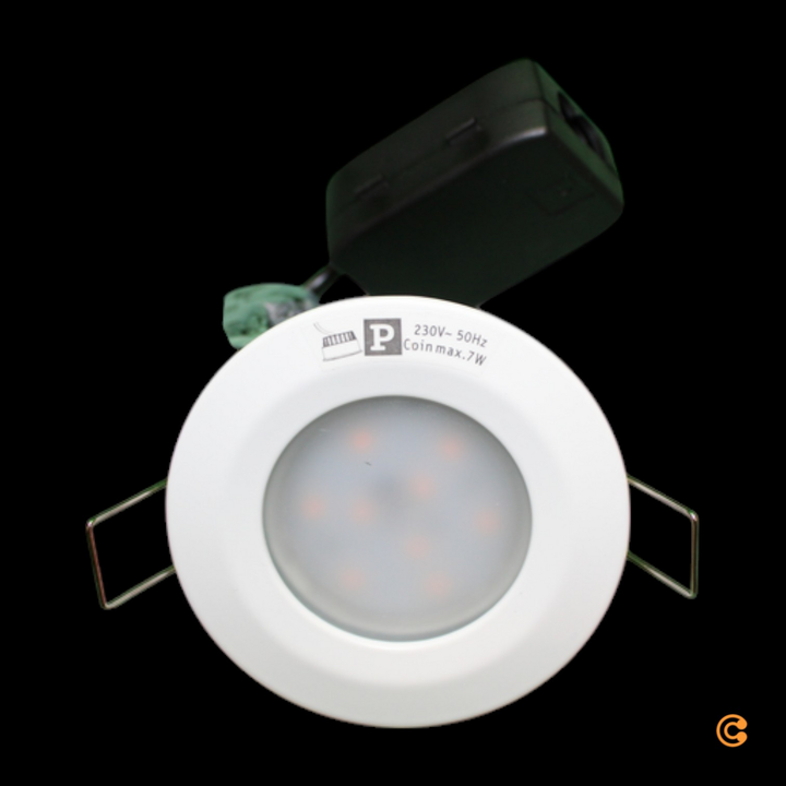 Paulmann Nova Coin Led Spot Deckenlampe Deckenleuchte Lampe 3er Set Dimmbar Weiß B-Ware - 4000870934968
