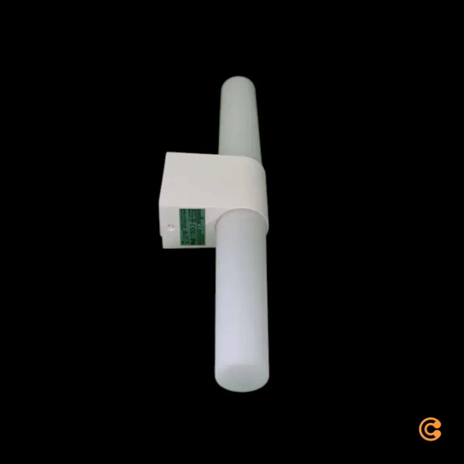 B-Ware Wandleuchte Badleuchte Nordlux Led Leuchte Helva Double Basic Weiß Kunststoff - 5704924002571