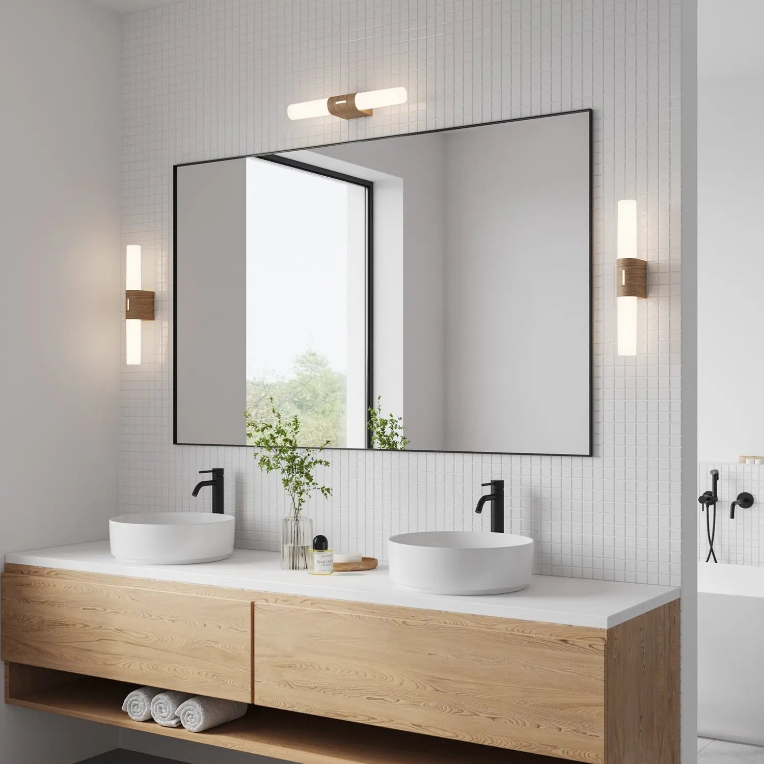 B-Ware Nordlux Helva Double Basic Led Badwandleuchte Wandlampe Leuchte Lampe Wandlicht - 5704924016554