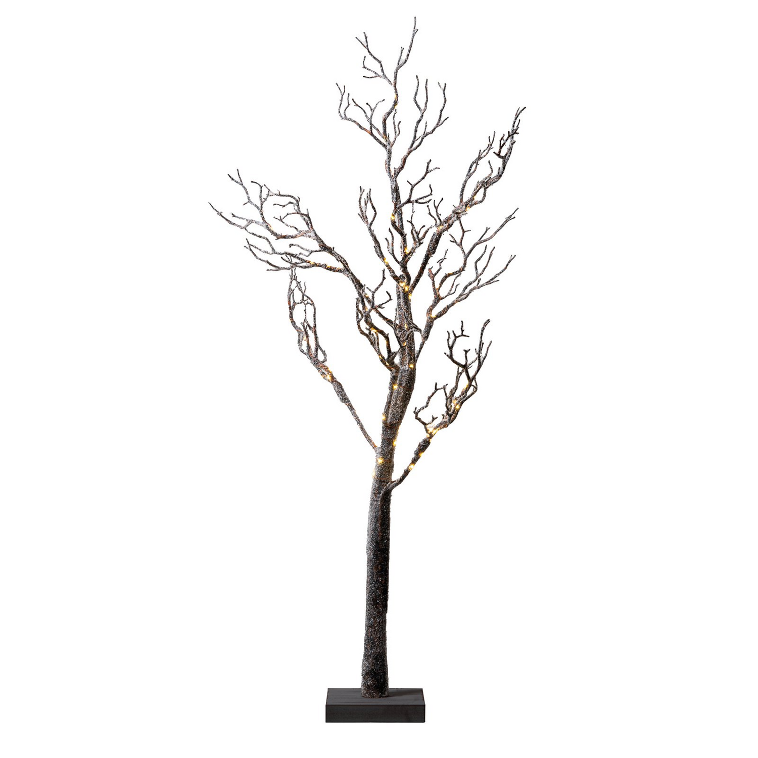 B-Ware Sirius Led Baum Tora Tree Braun Weiß Beschneit Stehlampe Stehleuchte Lampe Spot - 5707310518656
