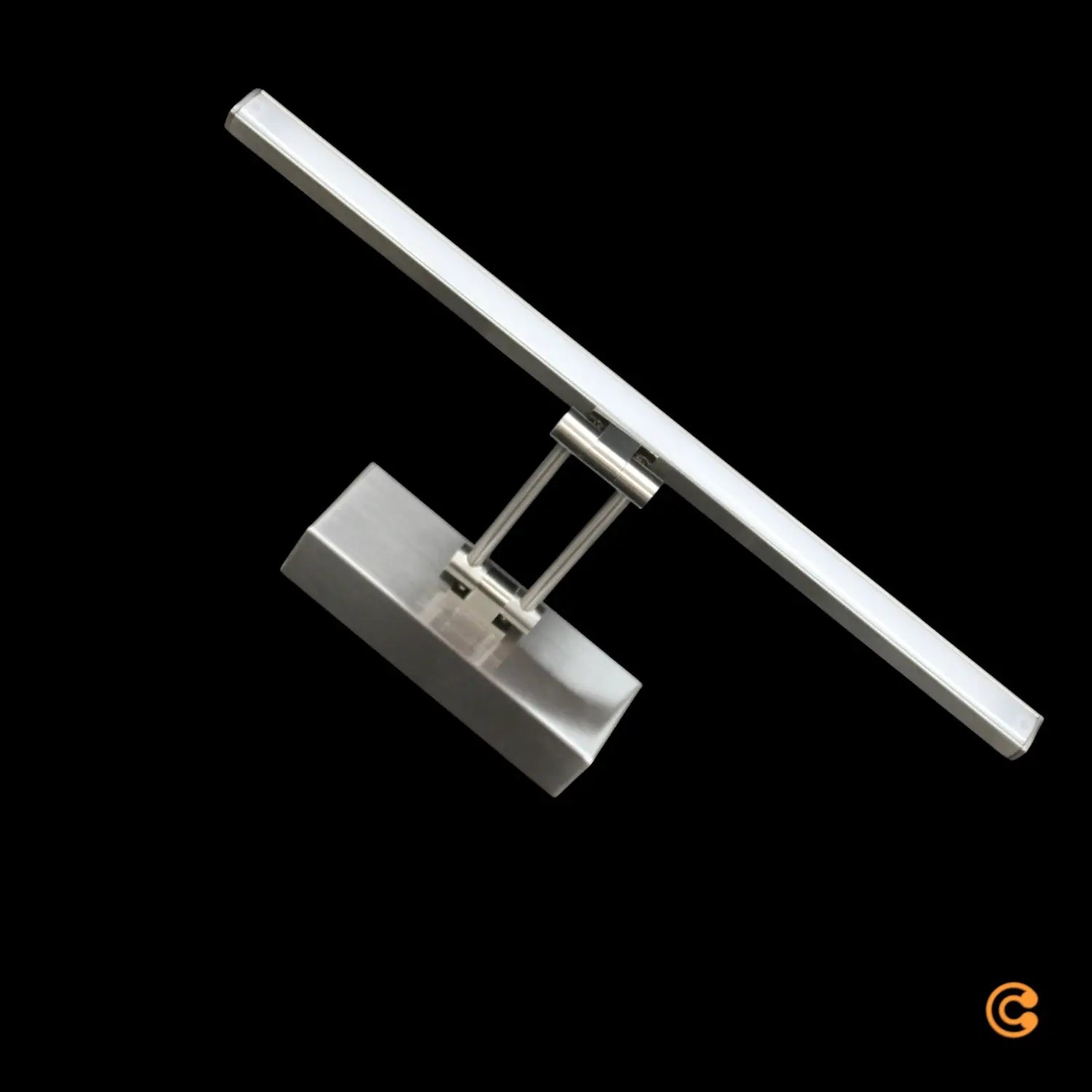 B-Ware Lampenwelt Led Bilderleuchte Emilias Nickel Matt 35 Cm Bilderlampe Wandleuchte - 9644080