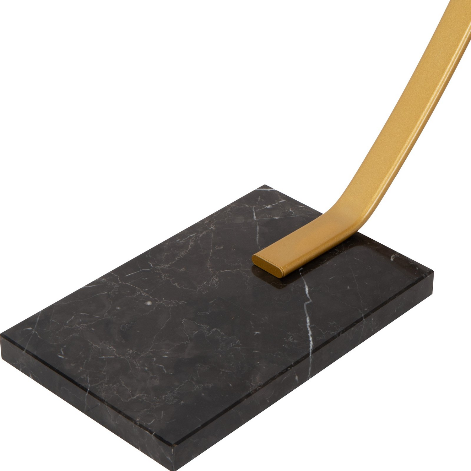 B-Ware Lucide Led Bogenleuchte Stehleuchte Curve Goldmatt Marmor 192cm Dimmbar - 5411212441720