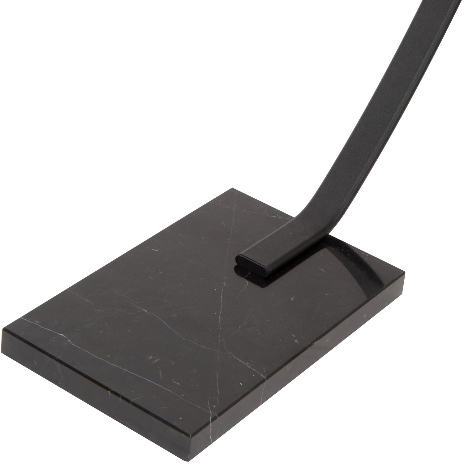 B-Ware Curve Bogenleuchte Stehlampe Led Schwarz Marmor Metall Textil Dimmbar 192 Cm