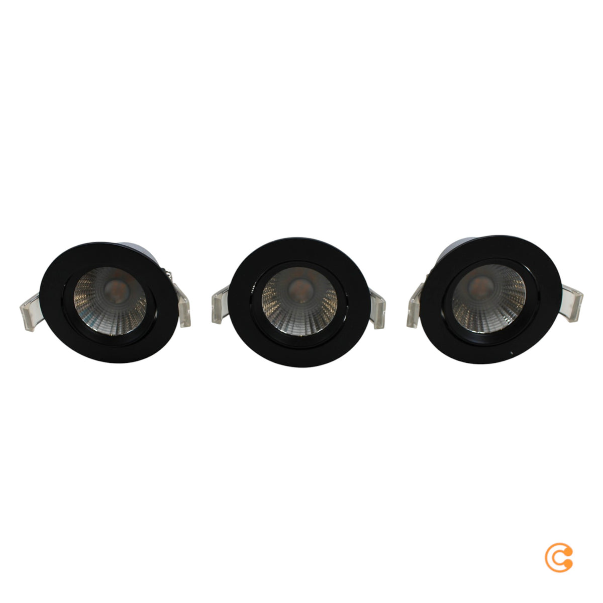 Nordlux LED-Deckeneinbauspot Freemont Deckenlampe Deckenleuchte 3er Set schwarz - 5701581415881