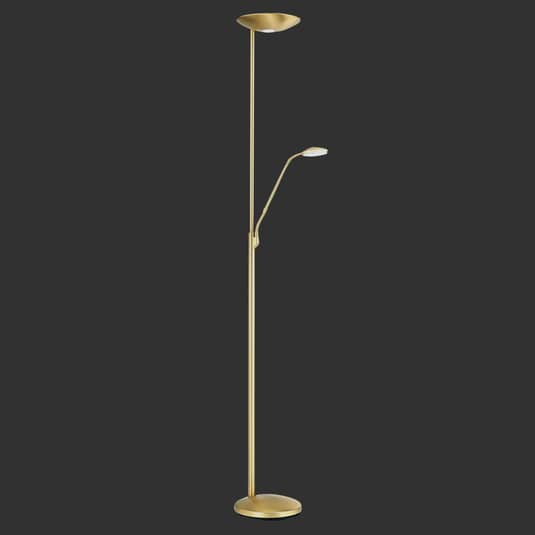 C-Ware Orion Led Deckenfluter Cobra Stehlampe Stehleuchte Lampe Messing Siehe Text/Foto - 9003090257492