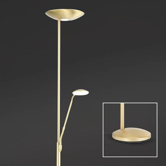 C-Ware Orion Led Deckenfluter Cobra Stehlampe Stehleuchte Lampe Messing Siehe Text/Foto - 9003090257492
