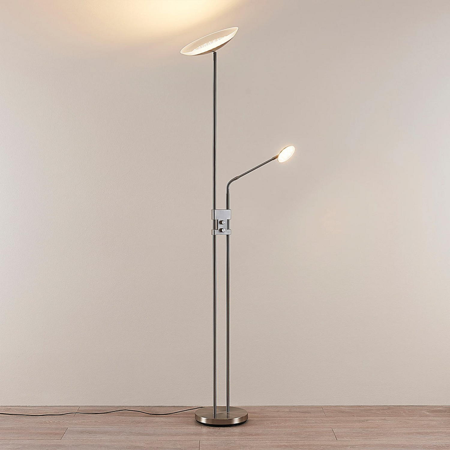Lindby Led Deckenfluter Jonne Stehleuchte Stehlampe Lampe Lesearm Dimmbar Rund B-Ware - 4251096546019