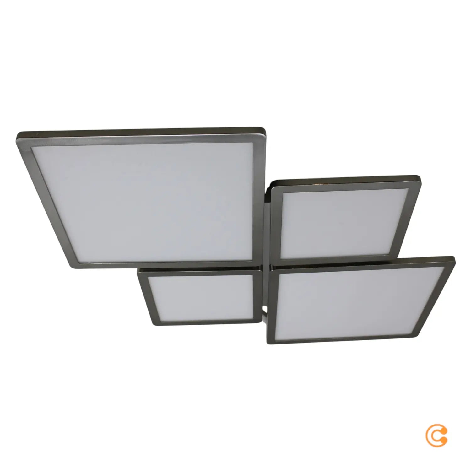 B-Ware Led Deckenlampe Aileen Deckenleuchte Leuchte Nickel Matt Quadrat Easydim - 4251096537864