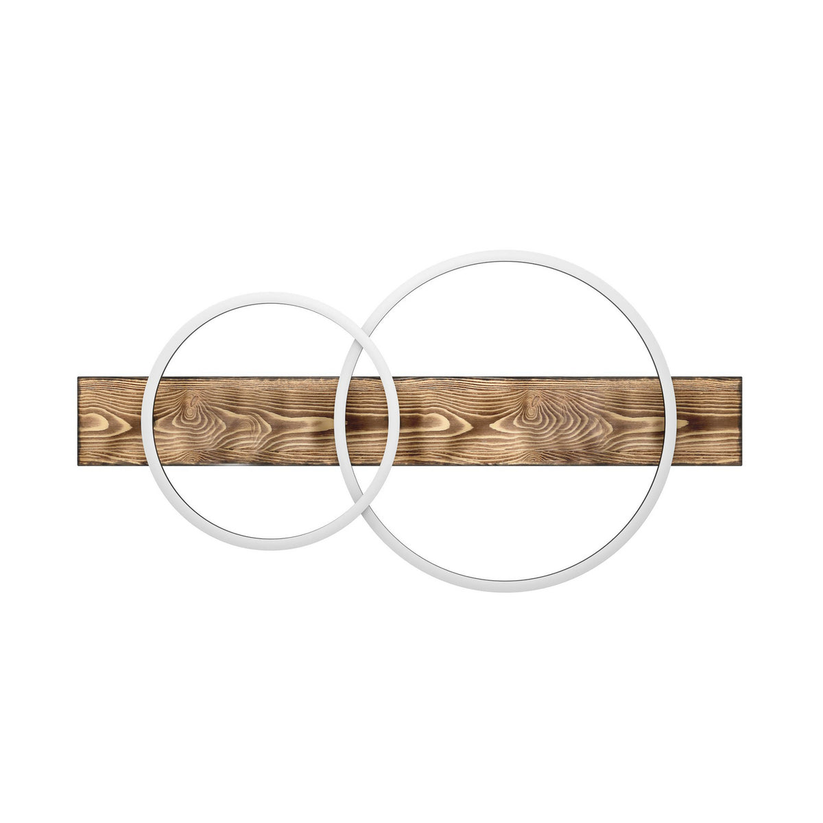 EGLO Deckenlampe Leuchte LED Boyal braun Holz 78cm 2 flammig Hauptlicht Lampe - 9002759994082
