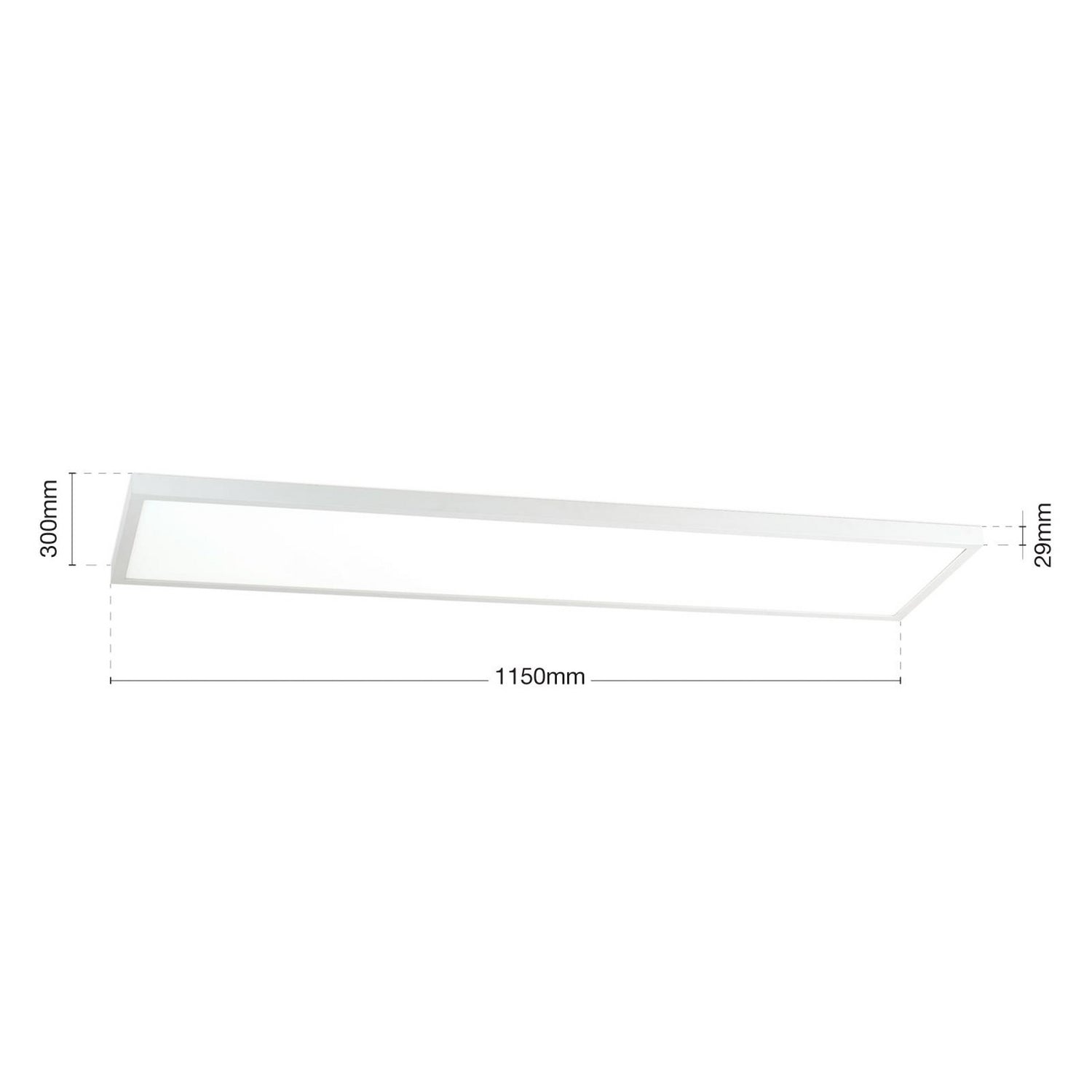 B-Ware Disc Deckenleuchte Deckenlampe Led Weiß Lichtfarbe Aluminium Kunststoff 115 Cm - 9003090281930