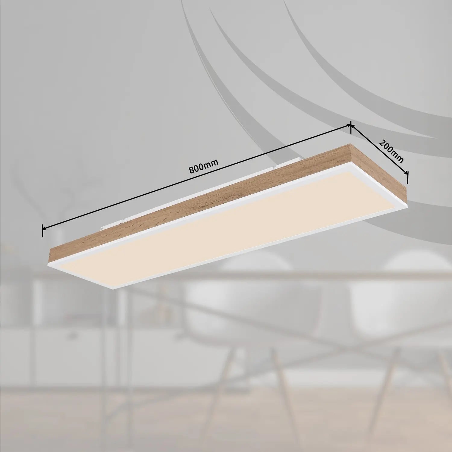B-Ware Globo Deckenleuchte Deckenlampe Led Holz Dunkel Cct Leuchtmittel Inklusive Dimme - 9007371445165