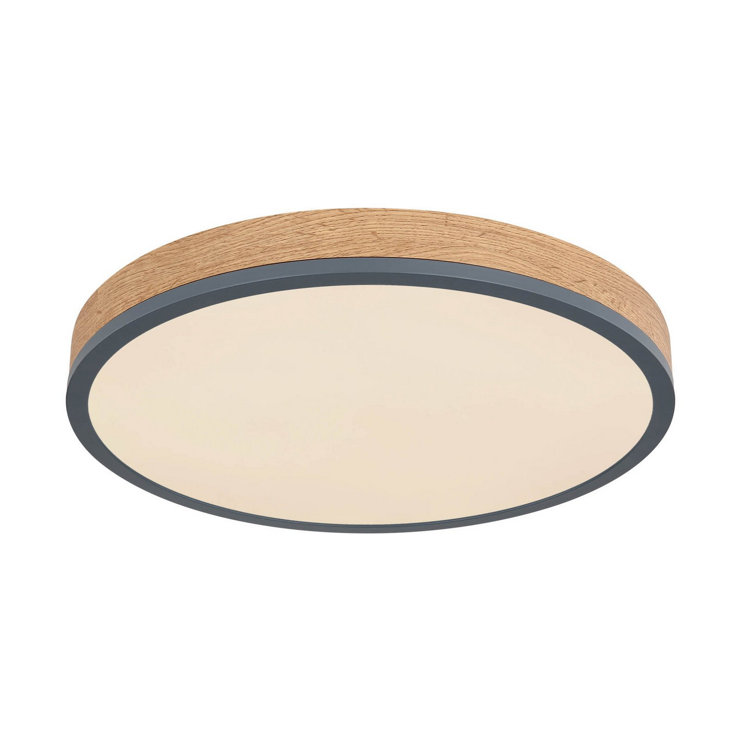 Globo Led Deckenlampe Leuchte Doro ø 45 Cm Grafit Holz Dunkel Holz Cct B-Ware - 9007371433568
