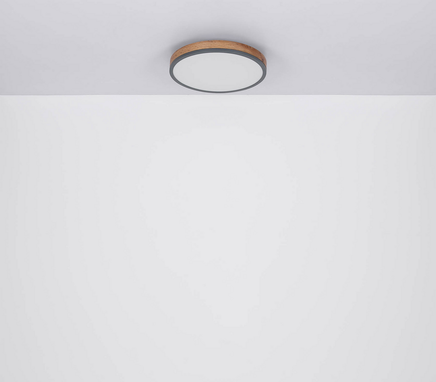 Globo Led Deckenlampe Leuchte Doro ø 45 Cm Grafit Holz Dunkel Holz Cct B-Ware - 9007371433568