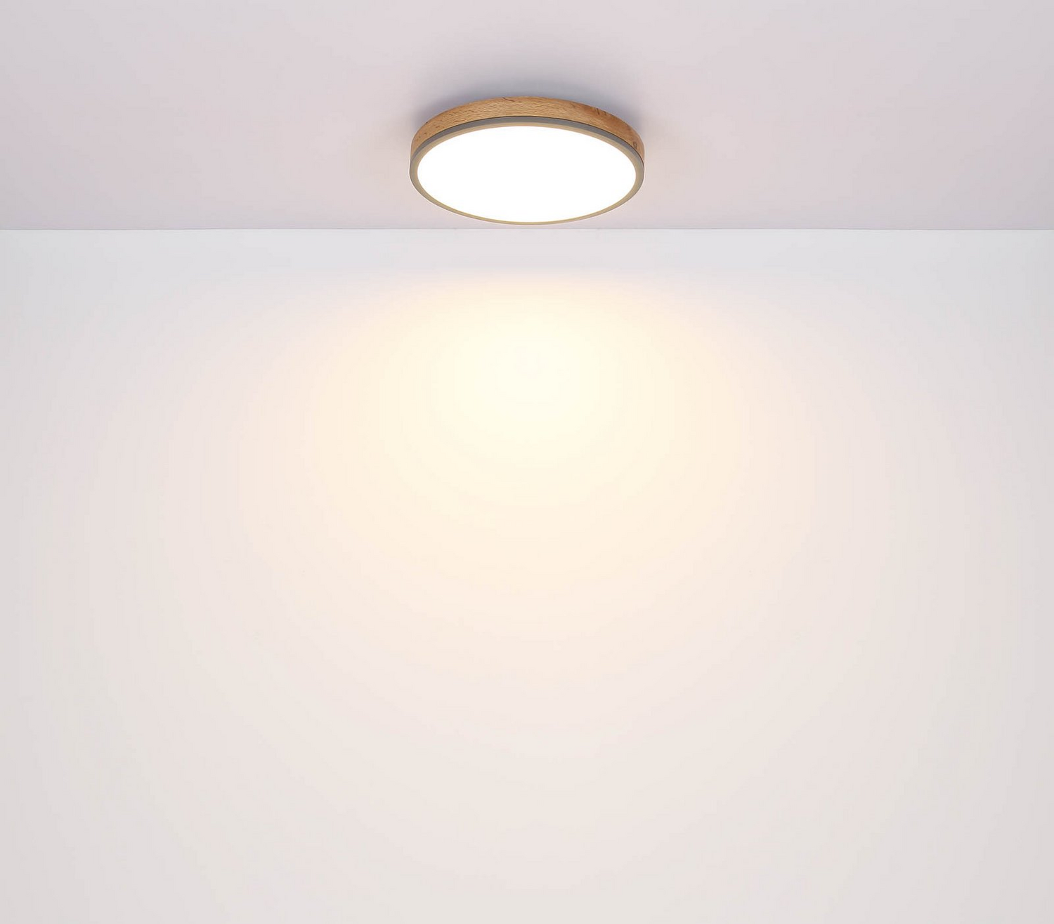 B-Ware Deckenlampe Led Leuchte Lampe Doro Holz Mdf Holz Cct Fernbedienung Grafit 45 Cm - 9007371433568