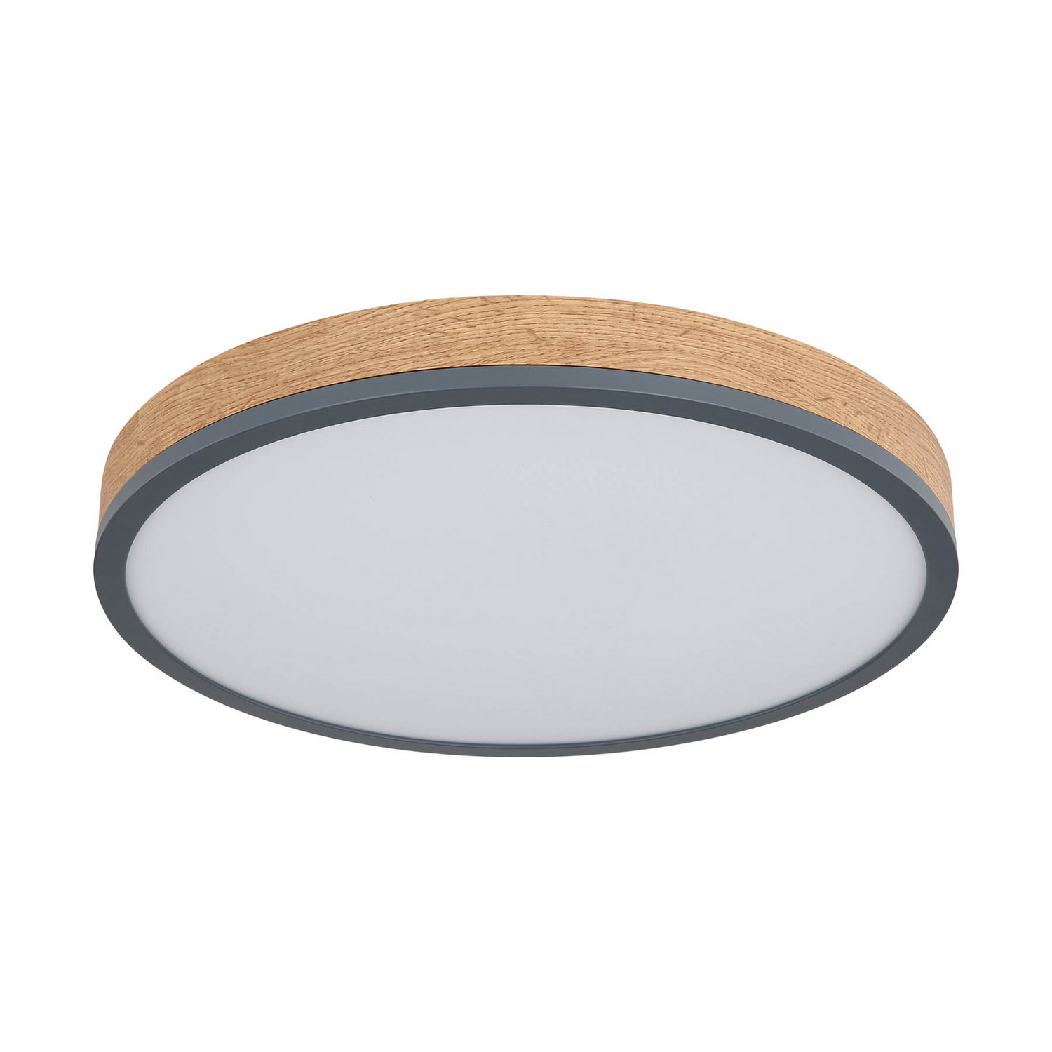 Globo Led Deckenlampe Leuchte Doro ø 45 Cm Grafit Holz Dunkel Holz Cct B-Ware - 9007371433568