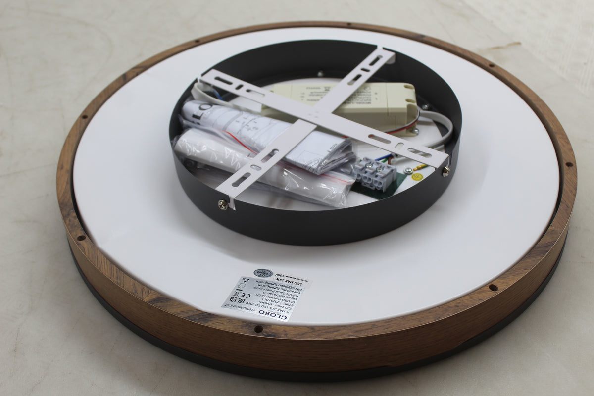Deckenlampe LED Leuchte Lampe Doro Holz MDF CCT Fernbedienung SIEHE TEXT/FOTO - 9007371433568