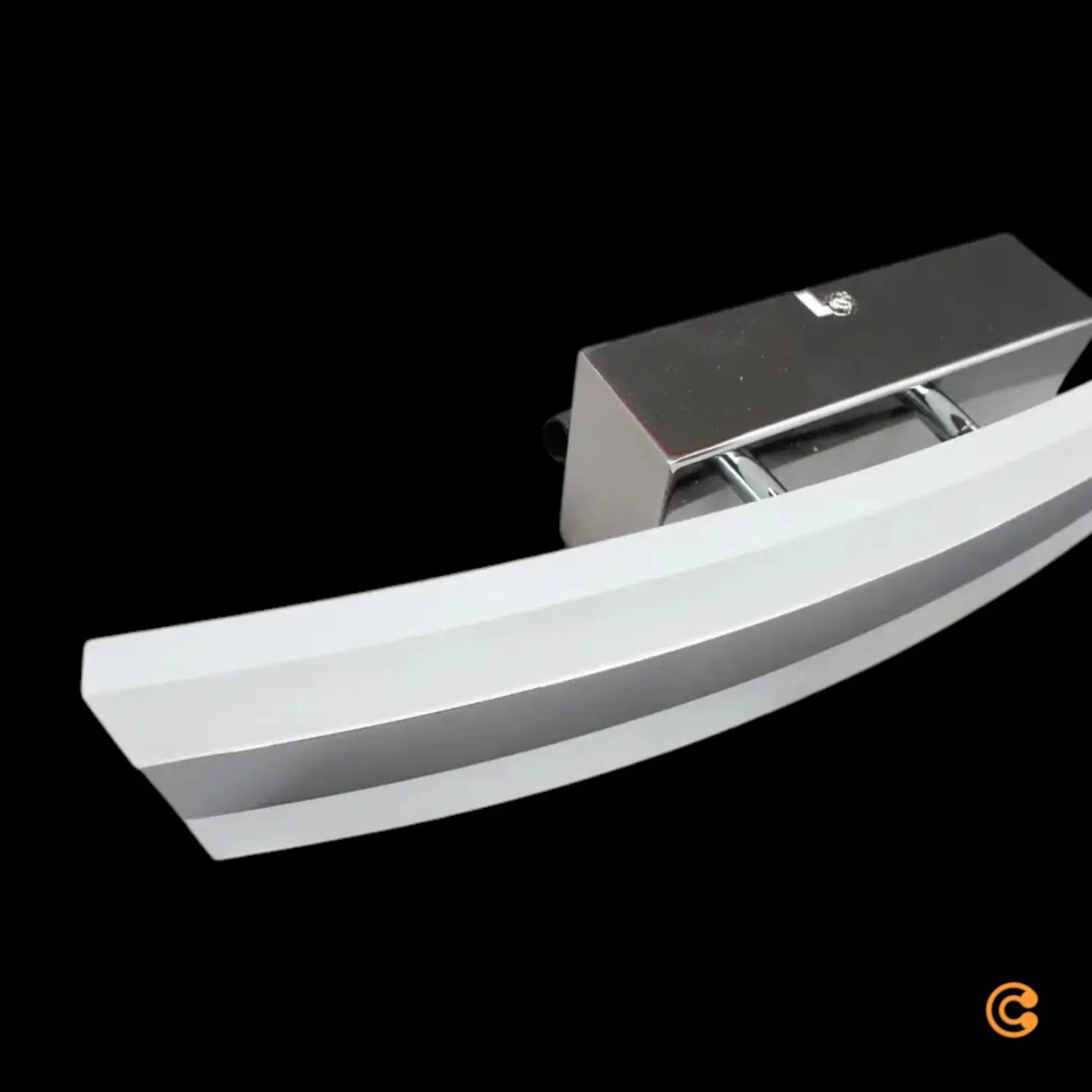 B-Ware Wandleuchte Wandlampe Led Chrom Optik Leuchte Licht Lampe Metall Weiß 9621969  - 4251096550153