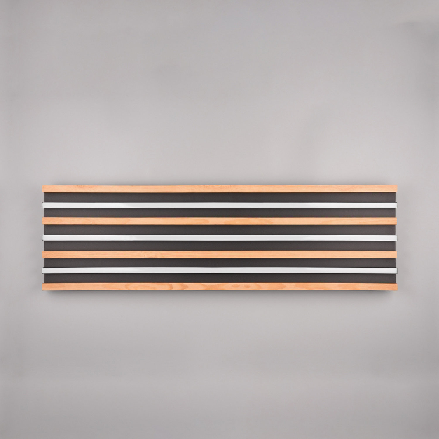 Trio Lighting Led Deckenlampe Deckenleuchte Fontana 114x30cm Holz Schwarz B-Ware - 4017807615951