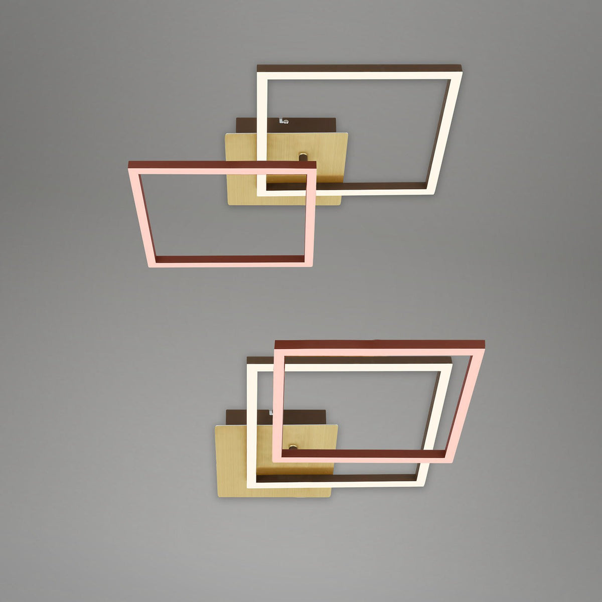 LED Deckenleuchte Deckenlampe Frame gold dimmbar Memoryfunktion Raum Beleuchtung - 4002707422174