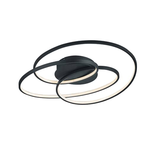 B-Ware Trio Lighting Led Deckenlampe Gale Hängelampe Lampe Leuchte 60 Cm Schwarz Matt - 4017807441437